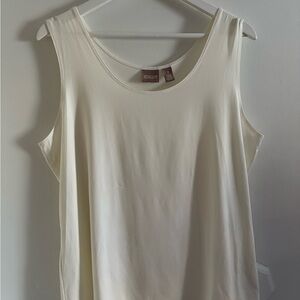 Chico's Cream Tank Top